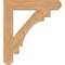 Ekena Millwork Merced Craftsman Smooth Bracket, Western Red Cedar, 5 1/2"W x 34"D x 38"H BKT06X34X38MRC04SWR - alternate 4